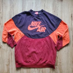 Nike Women's Sweater in Purple and Orange